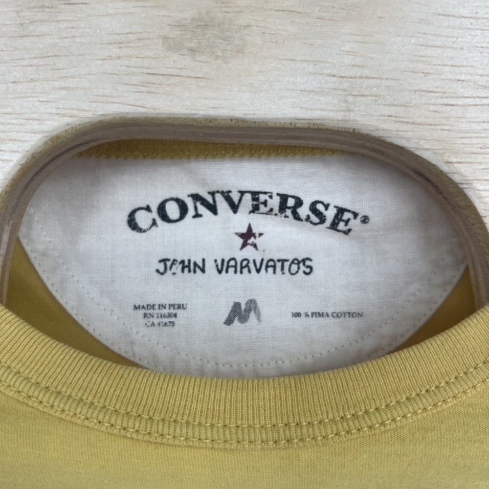 NWT Converse John Varvatos Mens Medium Chuck Taylor Graphic Pocket T-Shirt - Picture 5 of 7